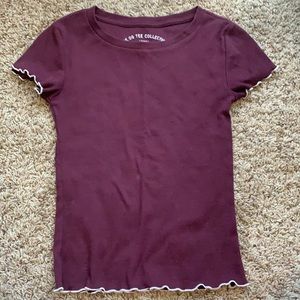 Aeropostale short sleeve shirt (maroon)